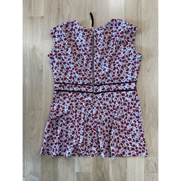 Motherhood Maternity Red and White Floral Shirt Top - Picture 2 of 6